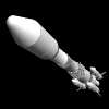 Mesh of Ariane Rocket