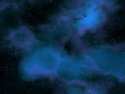 Blue nebula backdrop image