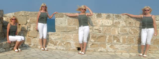 Example panorama shoing multiple people